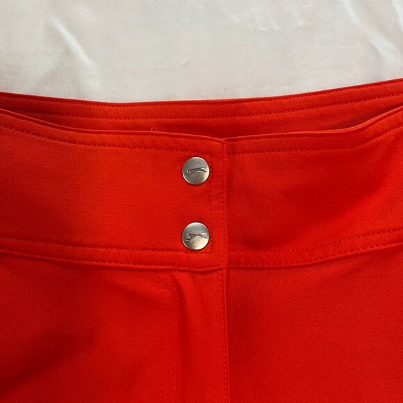 Slazenger Bright Orange Athletic Lightweight Golf Tennis Shorts | Size 2 - Picture 2 of 6
